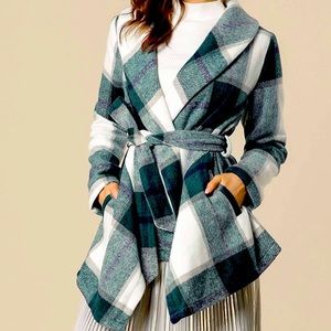 Allegra K Turn down coat